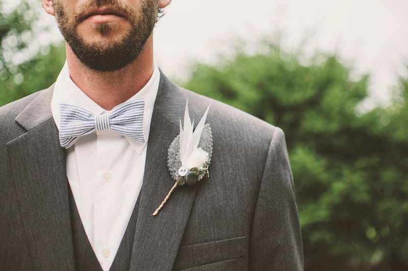 Groom in a stylish suit